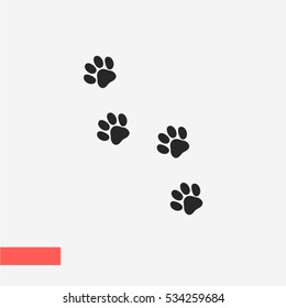 paw vector icons