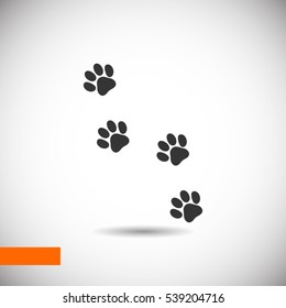 paw vector icons