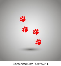 paw vector icons