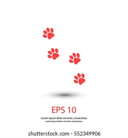 paw vector icons