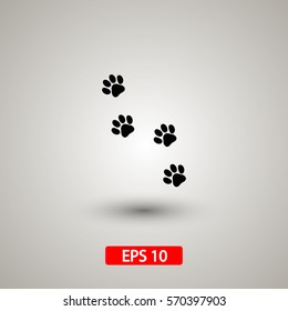 paw vector icons