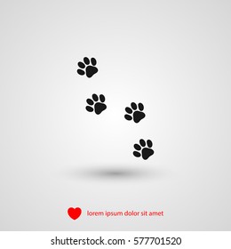 paw vector icons
