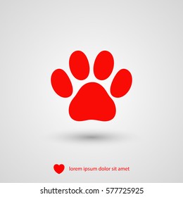 paw vector icons