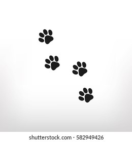 paw vector icons