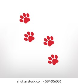 paw vector icons