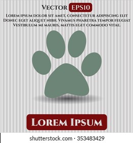 Paw vector symbol