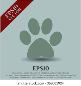 Paw vector symbol
