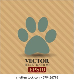 Paw vector symbol