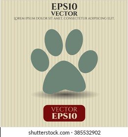 Paw vector symbol