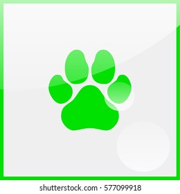 Paw, web icon.