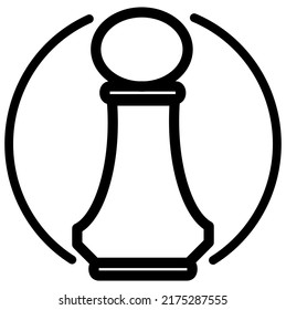 Pawn Chess on a Circle