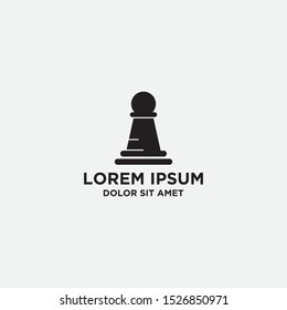 pawn with a crown icon vector sign app - vector