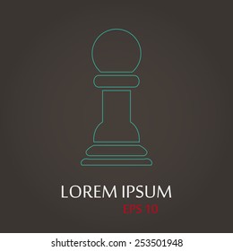 Pawn icon. 