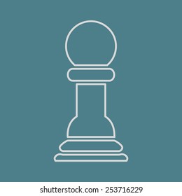 Pawn icon. 