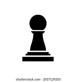 Pawn icons. pawn icon isolated on white background. pawn icon simple sign. pawn vector design illustration.
