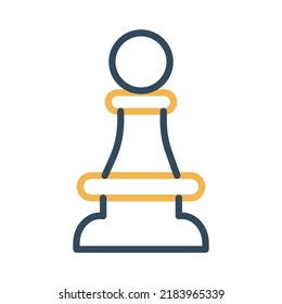 Pawn Isolated Vector icon which can easily modify or edit

