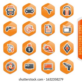 Pawn shop vector icons for user interface design