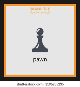 pawn  vector icon