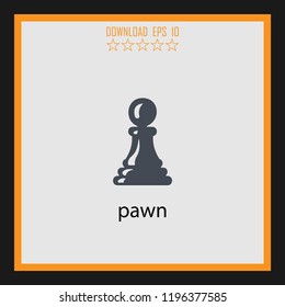 pawn  vector icon