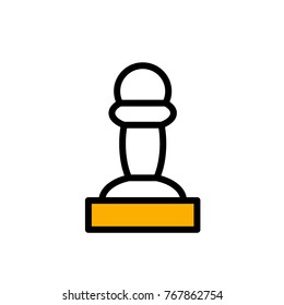pawn vector icon