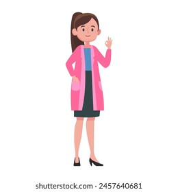pawns wear pink clothes with jackets showing