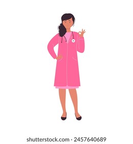 pawns wear pink clothes with jackets showing
