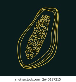 Pawpaw luxury trendy applicable design delightful abstract vector illustration artwork.eps