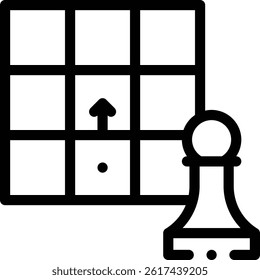 pawprint icon. Thin Linear Style Design Isolated On White Background