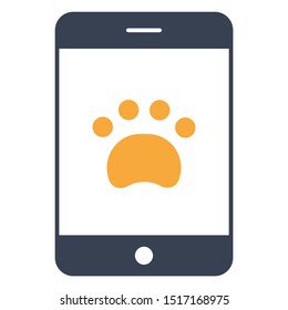 Pawrex Pet Mobile App Vector Icon Design