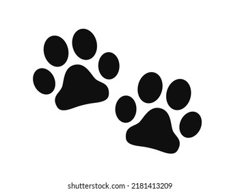 Paws of an animal. Vector illustration