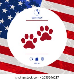 Paws icon symbol