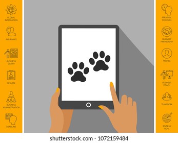 Paws icon symbol