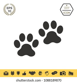 Paws icon symbol