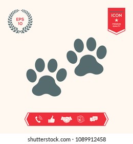 Paws icon symbol