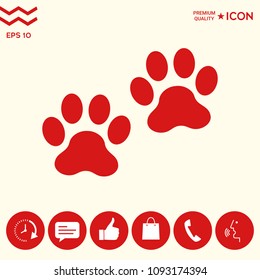 Paws icon symbol