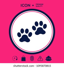 Paws icon symbol