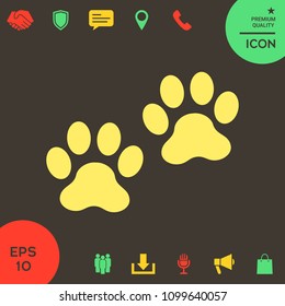 Paws icon symbol