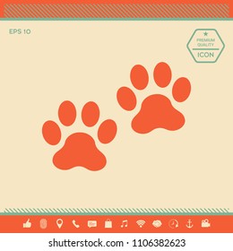 Paws icon symbol