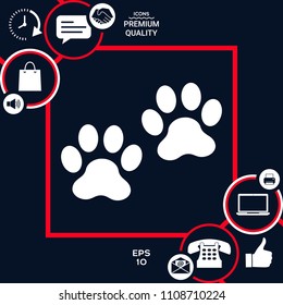 Paws icon symbol