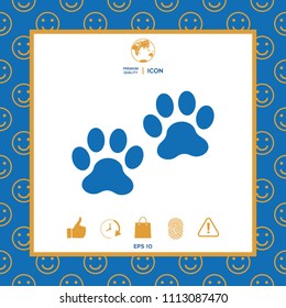 Paws icon symbol