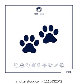 Paws icon symbol