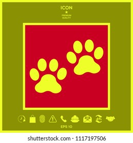 Paws icon symbol