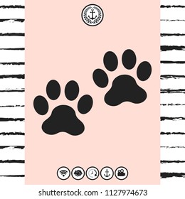 Paws icon symbol
