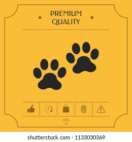 Paws icon symbol