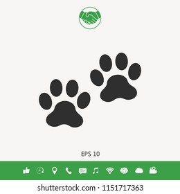Paws icon symbol