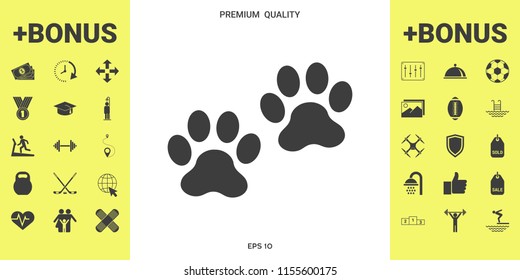 Paws icon symbol