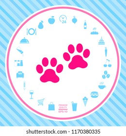 Paws icon symbol