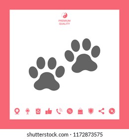 Paws icon symbol
