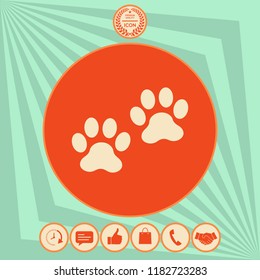 Paws icon symbol