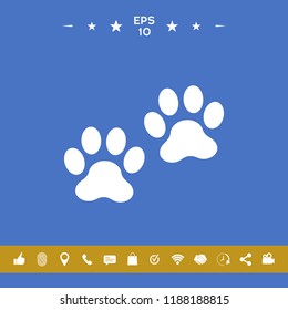 Paws icon symbol
